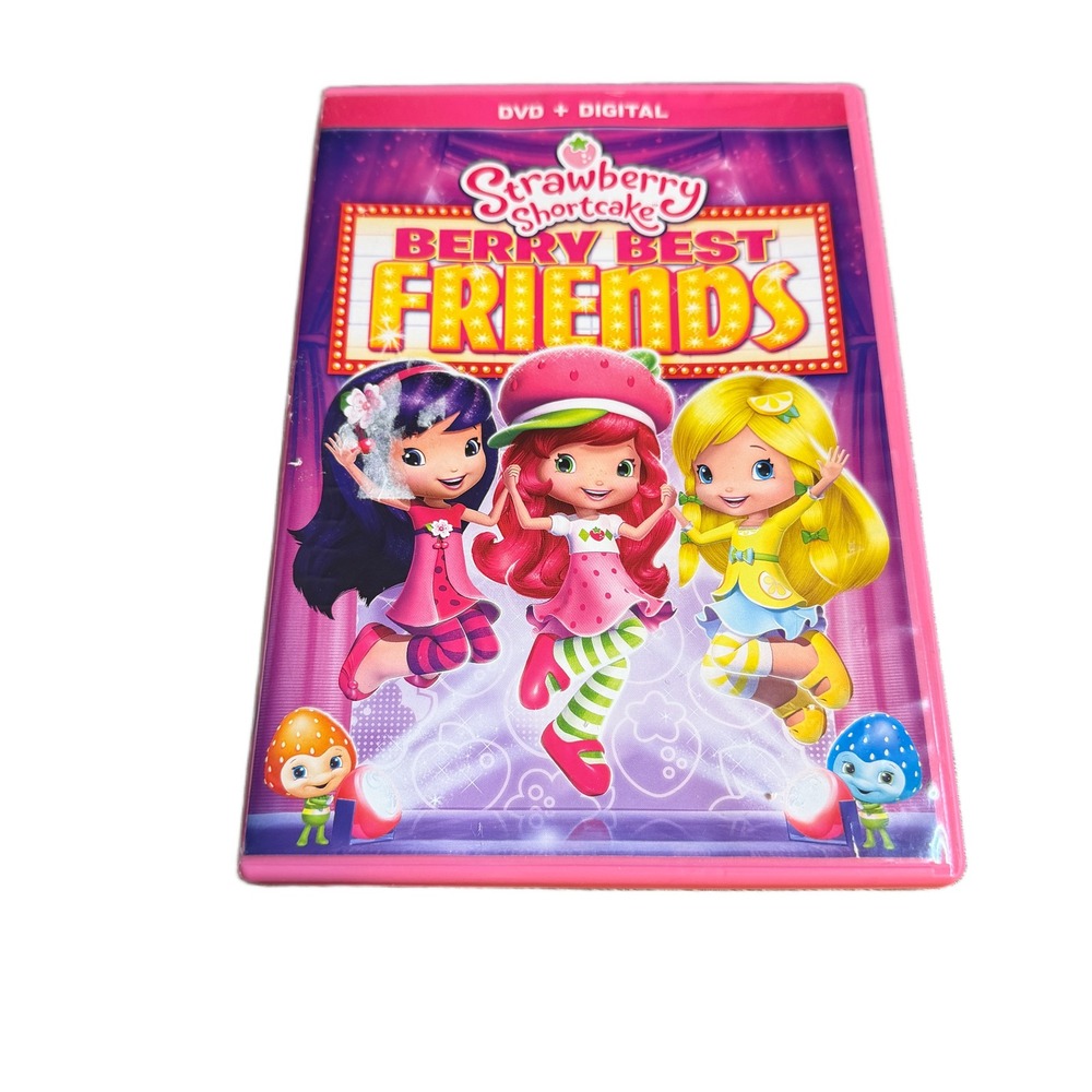 Strawberry Shortcake Berry Best Friends DVD 2014 Pink Case Animated Kids Movie